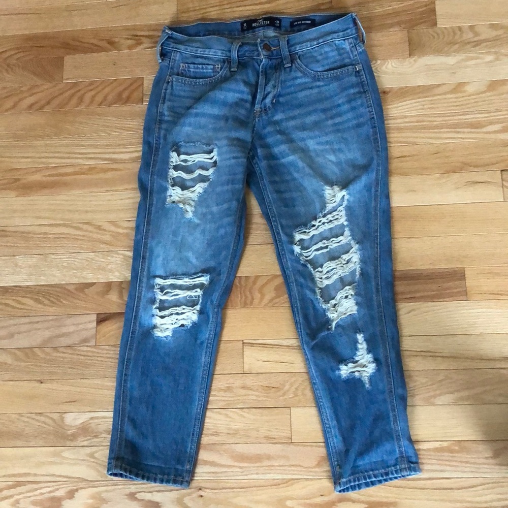 low rise boyfriend jeans